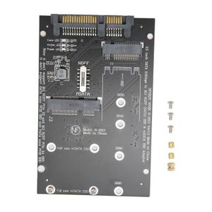 Adaptateur de convertisseur SSD NGFF SATA à M2 d'axGear avec connecteur M.2  vers SATA 3 III