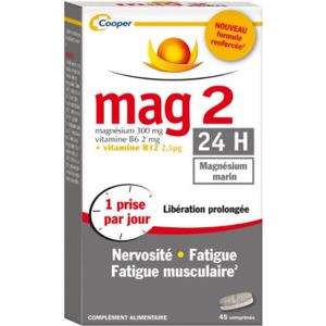 COFFRET CADEAU CORPS Mag2 24H - Compléments alimentaires au magnésium - 45 comprimés