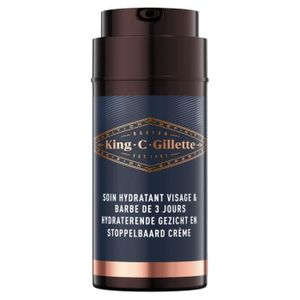 HYDRATANT VISAGE Soin Hydratant Visage Et Barbe De 3 Jours King C. Gillette 100 ml