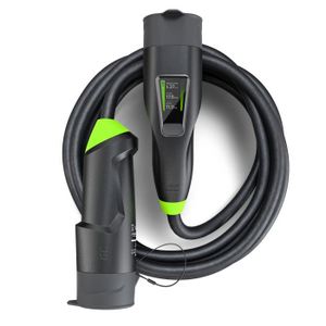 STATION DE CHARGE VEHICULE ELECTRIQUE - CABLE DE CHARGE VEHICULE ELECTRIQUE Green Cell Habu EV Chargeur Mobile 11kW 7m Type 2 