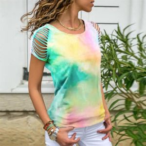 Femme Vêtements Tops T-shirts T-shirt à imprimé tie dye AMI en coloris Vert 