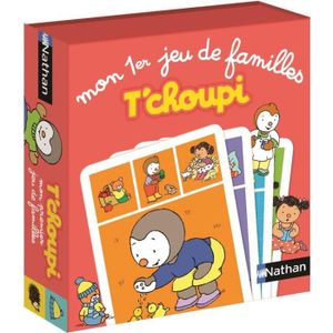 CARTES DE JEU Jeu de familles T'choupi - NATHAN - Mon Premier Jeu de Familles - Mixte - A partir de 3 ans