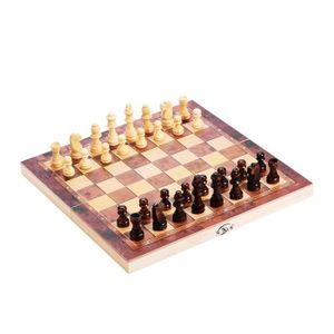 JEU SOCIÉTÉ - PLATEAU Magnifique jeu d'échecs en bois PEARL - Motif brûl