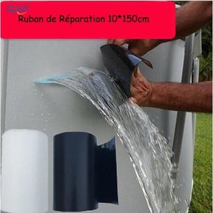 RUBAN MASQUAGE Ruban de Réparation Imperméable 10*150cm - ZGEER - Noir - Super Solide - Stop Fuite Adhésif