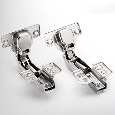 Charnière invisible 2 pièces 26 ouvert 90° entraxe 38 mm clips