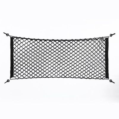 Filet De Coffre De Voiture Avec 4 Crochets,Nylon Filet De Bagages Fixe Maille Rangement Arrire En Elastique Pour Plupart Des Voitures Noir 70x120cm 66346015