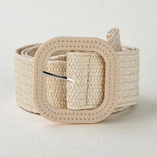 Ceinture Tressée J.Lindeberg Femme Lykke - Blanche, Tissée, Taille 95