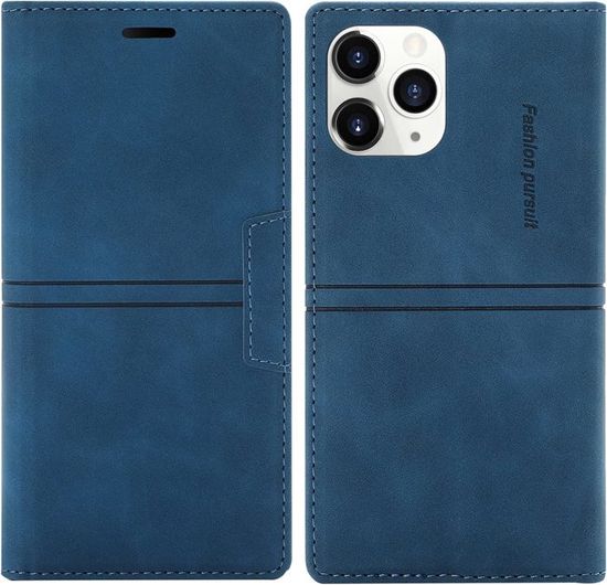 Coque IPhone 12 Mini Portefeuille - Cuir PU Magnétique Noir