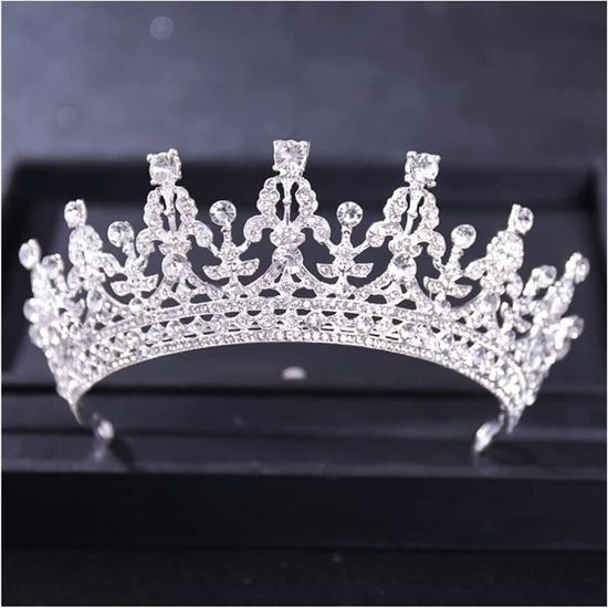 Couronne De Mariage Strass Avec Peigne - Diadème Princesse Pour Mariage, Anniversaire, Fêtes
