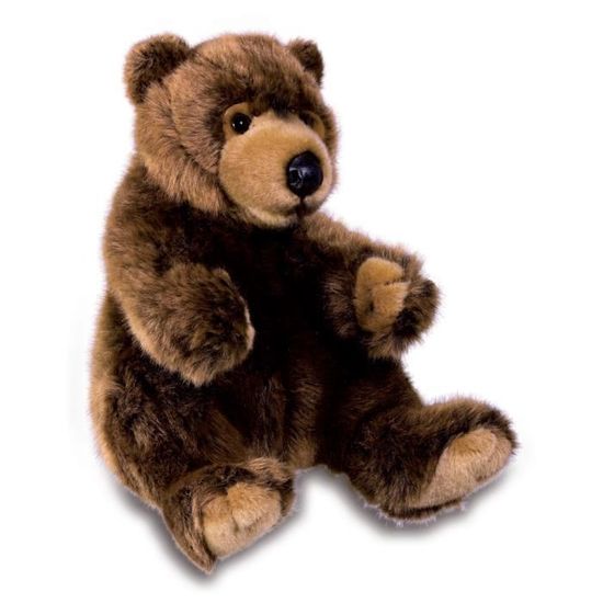 Peluche ours grizzly grande taille 100 cm