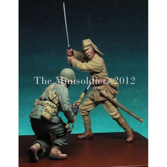 Figura de modelo de rina 1/35, soldado GK, paracaidistas en la Figura de modelo de rina 1/35, soldado GK, paracaidistas en la
