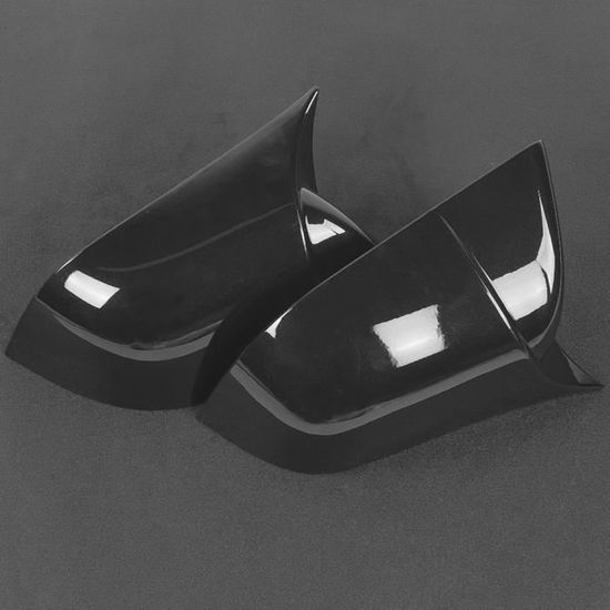 Garosa Coque de rétroviseur Couvercle de Rétroviseur Gauche et Droite Noir  Brillant Adapté pour Tesla Model 3 17‑20 - Cdiscount Auto