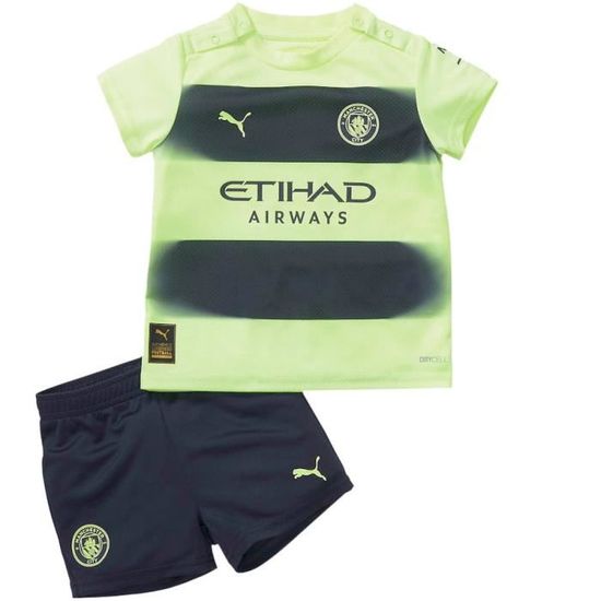Kit Complet Manchester City Enfant - 9-10 Ans - Domicile - Maillot Et Short - Bleu