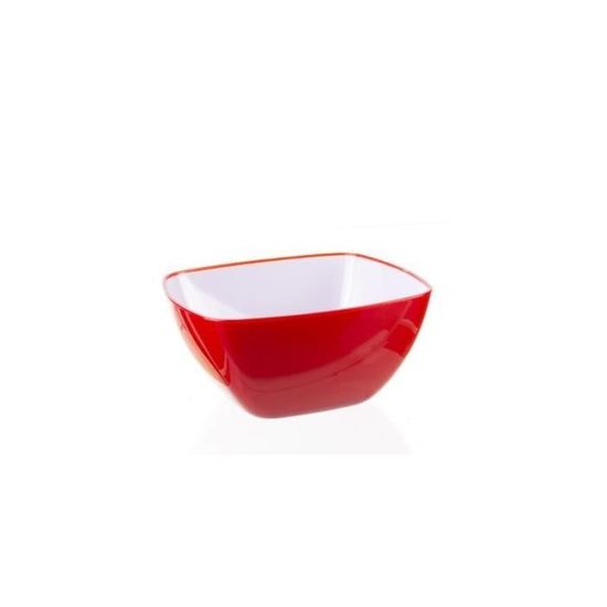 Paris Prix Saladier Carr/é Square 25cm Rouge