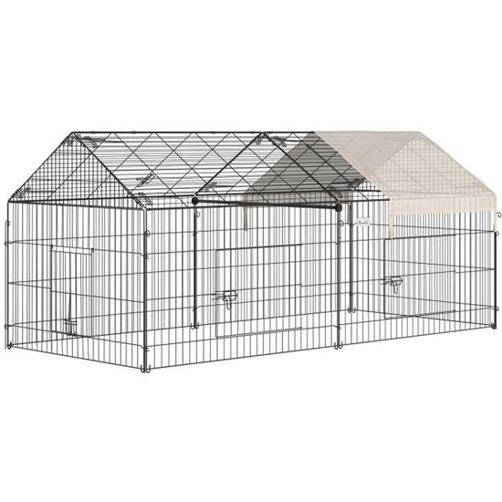 Cage Clapier Enclos lapin Extérieur en bois Haute Qualité pour lapins  petits animaux- Modèle : 084 Stupsi 146x46x94 cm - Cdiscount Animalerie