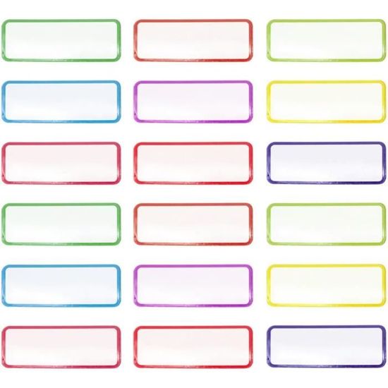 Étiquettes Magnétiques Effaçables à Sec Realth - 40 Pièces 5x10 Cm Blanc Réutilisables Pour Tableau Blanc, Réfrigérateur Et Organisation