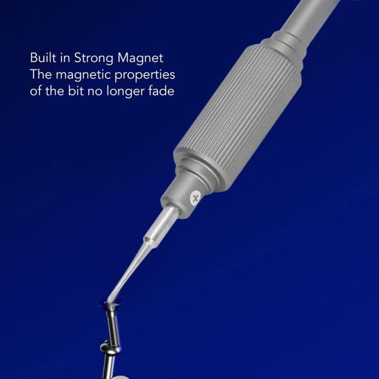 Lot De 9 Embouts Tournevis PH2 Antidérapants K5 Magnétiques - Haute Dureté HRC60, Longueurs 25 à 150mm