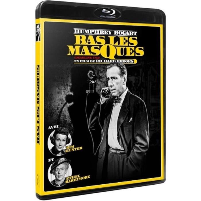 Bas Les Masques Humphrey Bogart Kim Hunter Ethel Barrymore Blu Ray En Blu Ray Film Pas Cher Cdiscount