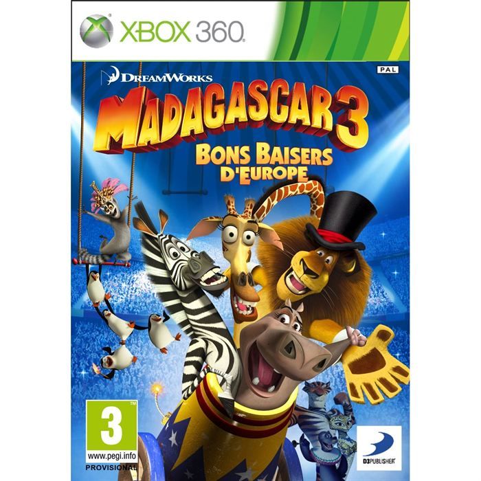 MADAGASCAR 3 / Jeu console XBOX 360
