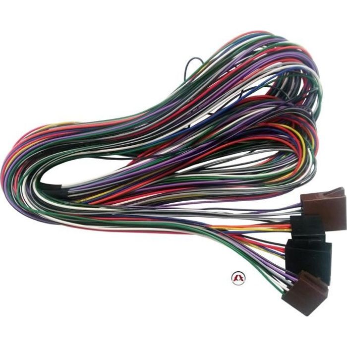 Rallonge ISO Autoradio - ISO Male/ISO Femelle - 4HP alim - 5m - ADNAuto