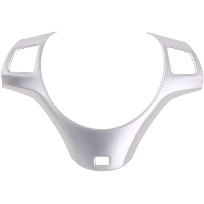 Couverture de décoration de volant de voiture en ABS chromé de style fibre de carbone pour 1 3 série 5 portes M Sport Coupé E82 E87