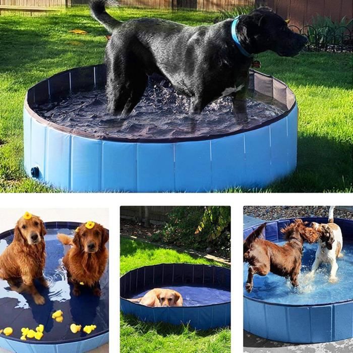 Articles de natation Pliable Chien Piscine Pet Baignoire Baignoire Piscine Baignoire PVC Nettoyant Baignoire pour Chiens Chat