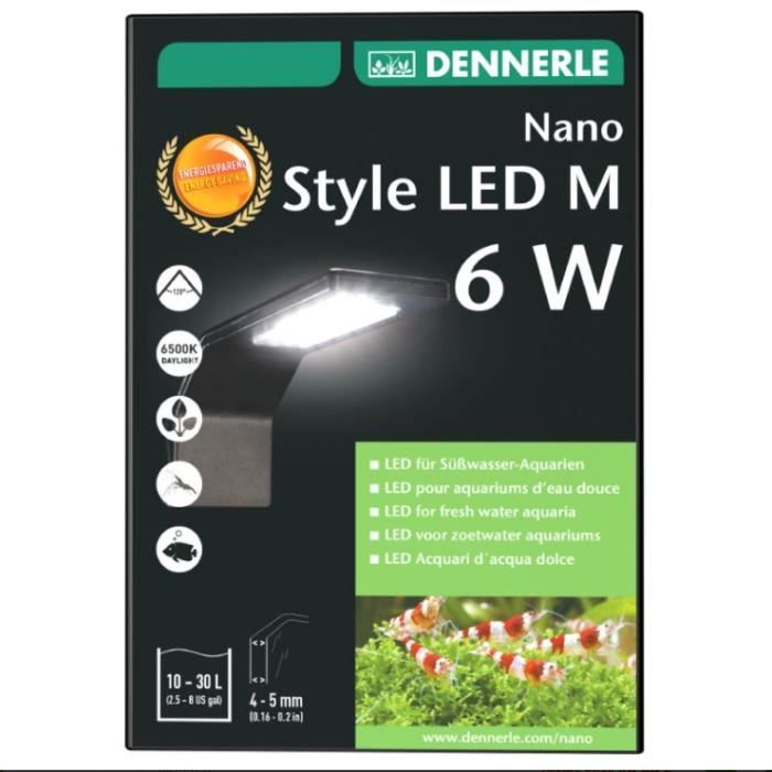 Dennerle Nano Style LED M Eclairage pour Aquarium d'Eau Douce 6 W