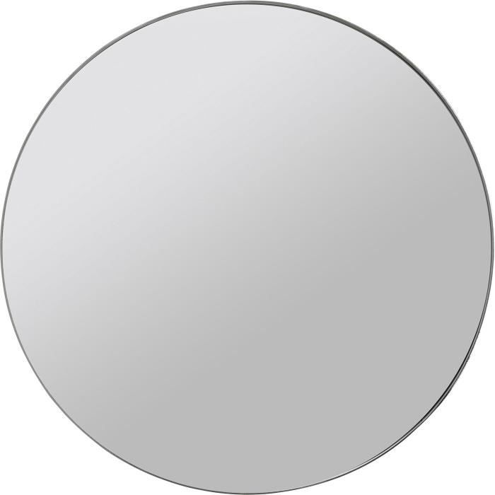 Miroir Curve rond chrome 100cm Kare Design