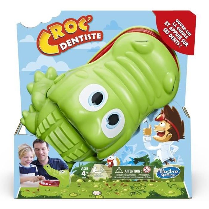 CROC' DENTISTE - Crocodile Dentiste - Jeu de societe pour enfants - Version francaise