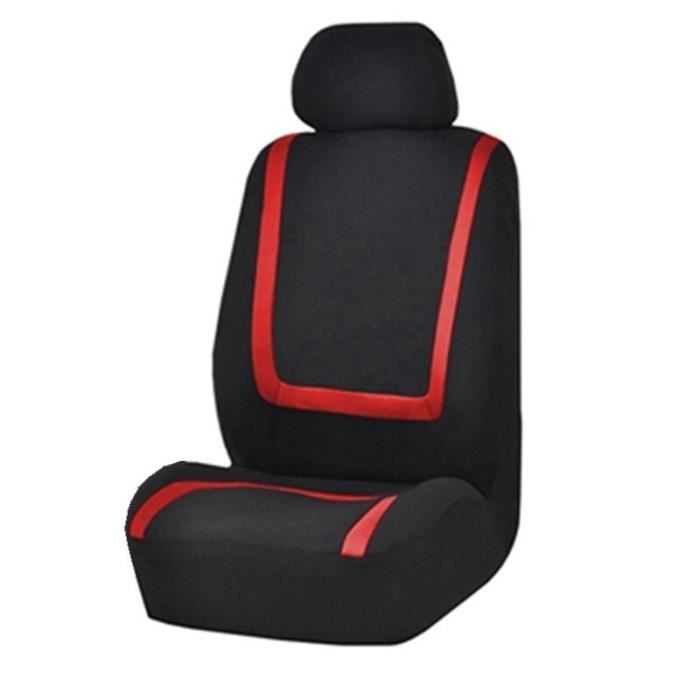 QUEES – housses de Protection universelles pour sièges de voiture, 2-4-9 pièces, en tissu, pour Salon, 2pcs red
