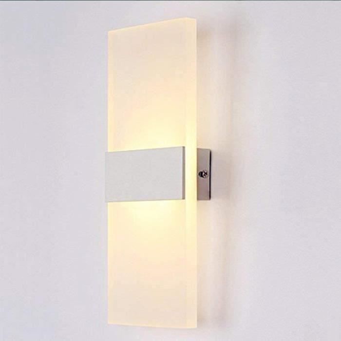 Applique Murale LED Lampe Murale 6W Designe Créatif Luminaire Intérieur Extérieur en Aluminium Lampe Moderne Eclairage Aw09629