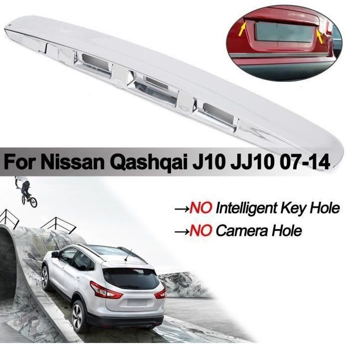 Poignée De Couvercle En ABS Plaqué Pour Nissan Qashqai J10 JJ10 07-14 Coffre à Bagages Arrière My19473 Mo37062