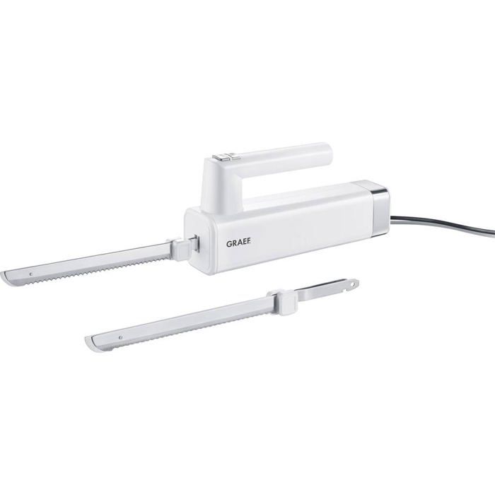Graef EK501EU, Blanc, Serrated blade, 150 W, Secteur, 64 mm, 440 mm