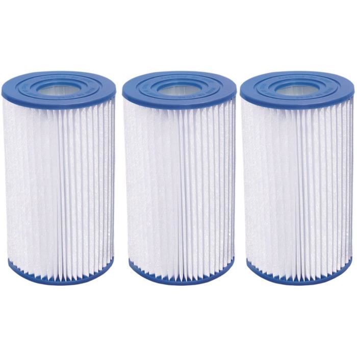 Cartouche de filtration H&J de type A-C - Lot de 3