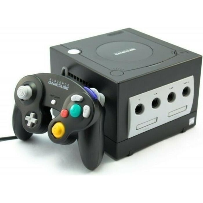 Console Nintendo Gamecube Noire + 1 manette + 1 carte mémoire