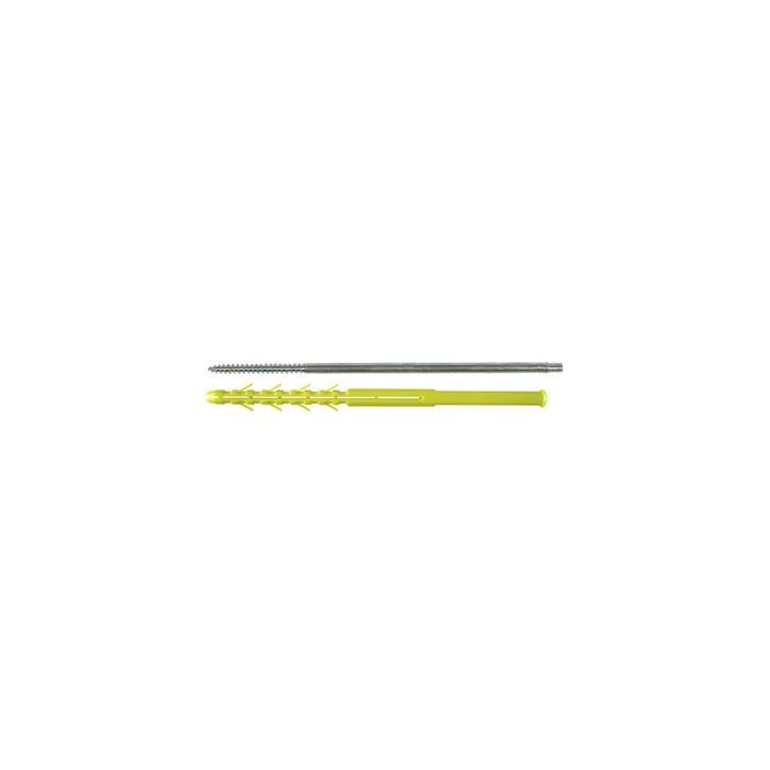 Patte à vis longue pour descente d'eaux pluviales ING FIXATIONS - M7 x 150 - chev. Ø 10 x 240 - 15 pièces - A140032