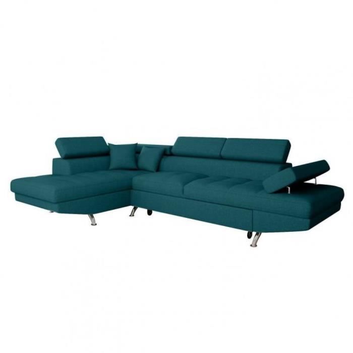 Canapé d'angle Bleu Design