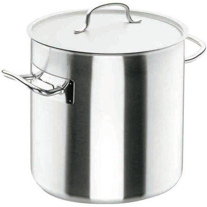 Marmite traiteur Inox pro D : 32 cm + couvercle - inox