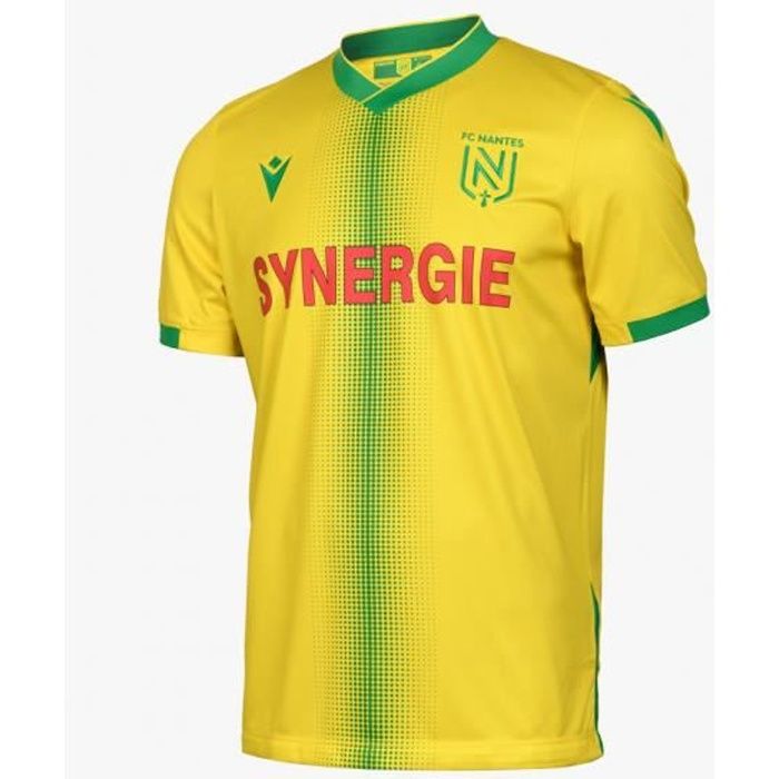 Maillot domicile FC Nantes 2021/22 - jaune/vert - L