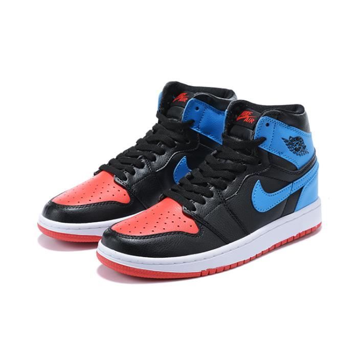 AIRs Jordans 1 Retro High OG University Chaussure de Sport Basket AJ 1 Pas Cher pour Homme Femme bleu