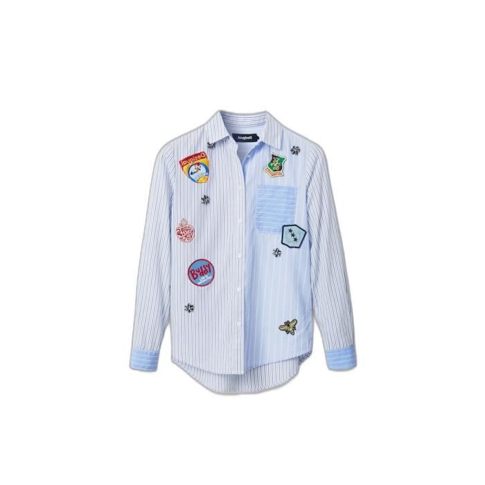 Chemise femme Desigual Lian - bleu - XXL