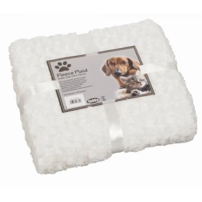NOBBY COUVERTURE EN POLAIRE POUR CHIEN ULTRA-DOUCE AVEC EMPREINTES DE PATTES