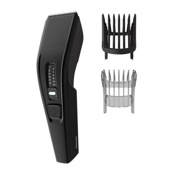 PHILIPS HC3509/15 Tondeuse Cheveux & Barbe - Série 3000 - 13 hauteurs de coupe - noir