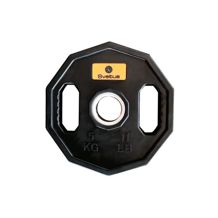 Disque olympique starting Sveltus vendus à l'unité5 kg 5 kg Couleur Multiples