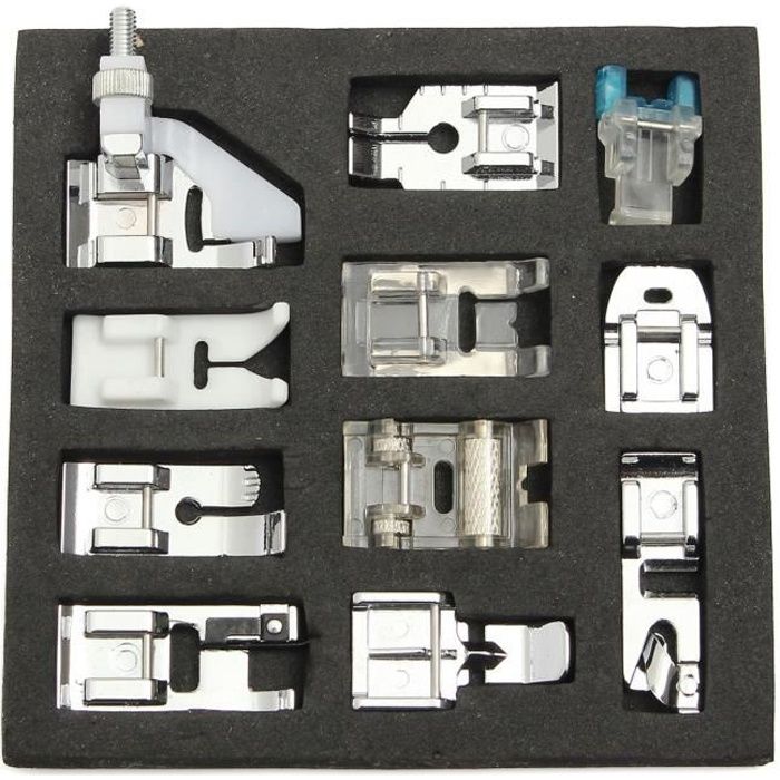 11Pc Pied-de-biche Presseur Machine A Coudre Domestique Pr Brother Singer Toyota