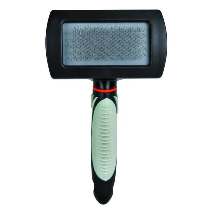 TRIXIE Brosse souple, plastique pour chien