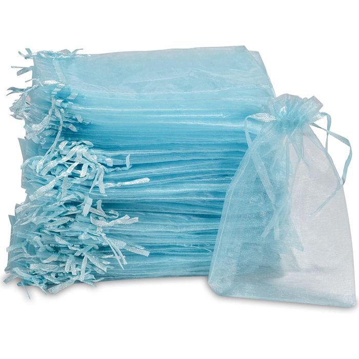 Pochette Tissu Pochon Tissu, 50 Pieces Sachet Organza,10 X 15 Cm