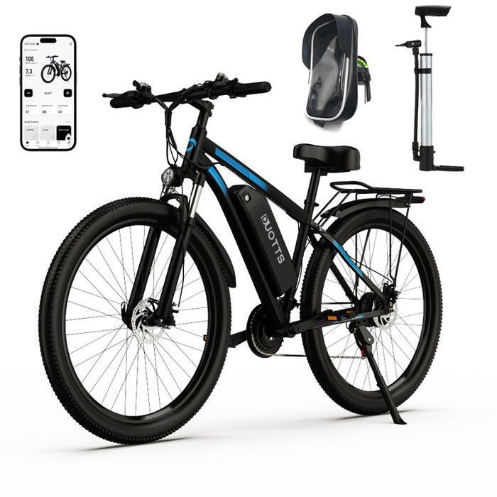 Vélo Électrique DUOTTS C29 - 48V/15Ah *2 Double batterie - 21 vitesse SHIMANO - Roue 29*2.1’’ - 50km d'autonomie -Avec App