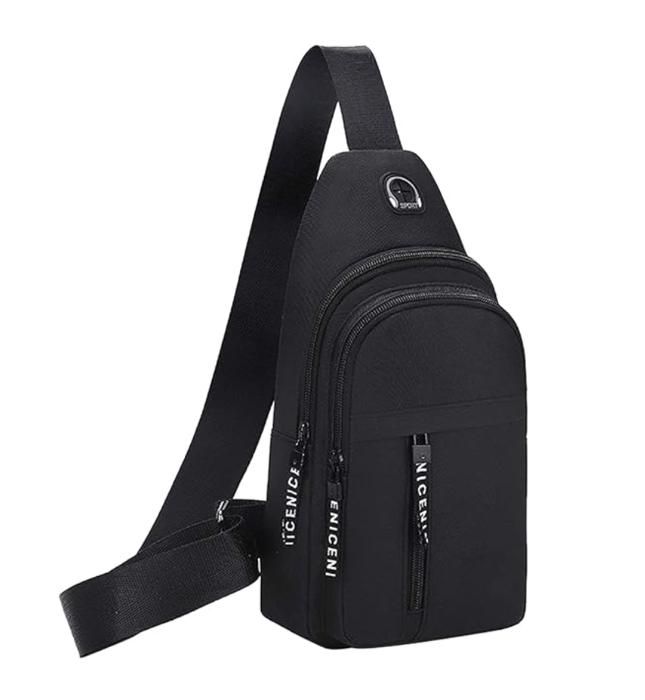 JSTHHTT Sacoche Bandoulière Homme/Femme - Sac De Poitrine Étanche Et Léger Pour Voyage