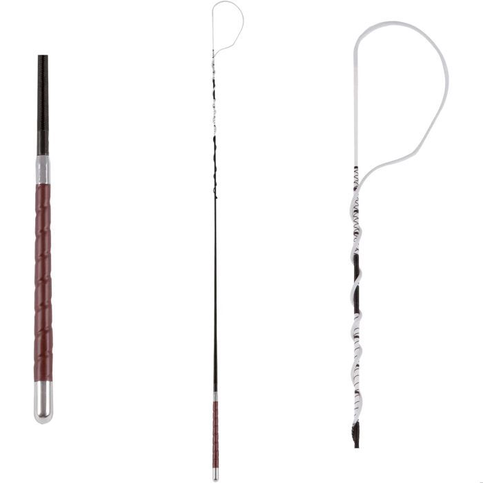 Comparer les prix de Fouet dattelage pour cheval avec manche en cuir Waldhausen - 180 cm